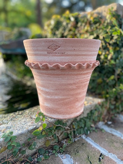 John's Garden Company Patricia Pot, Handmade italian terra cotta pots