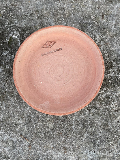 Italian terra cotta saucer