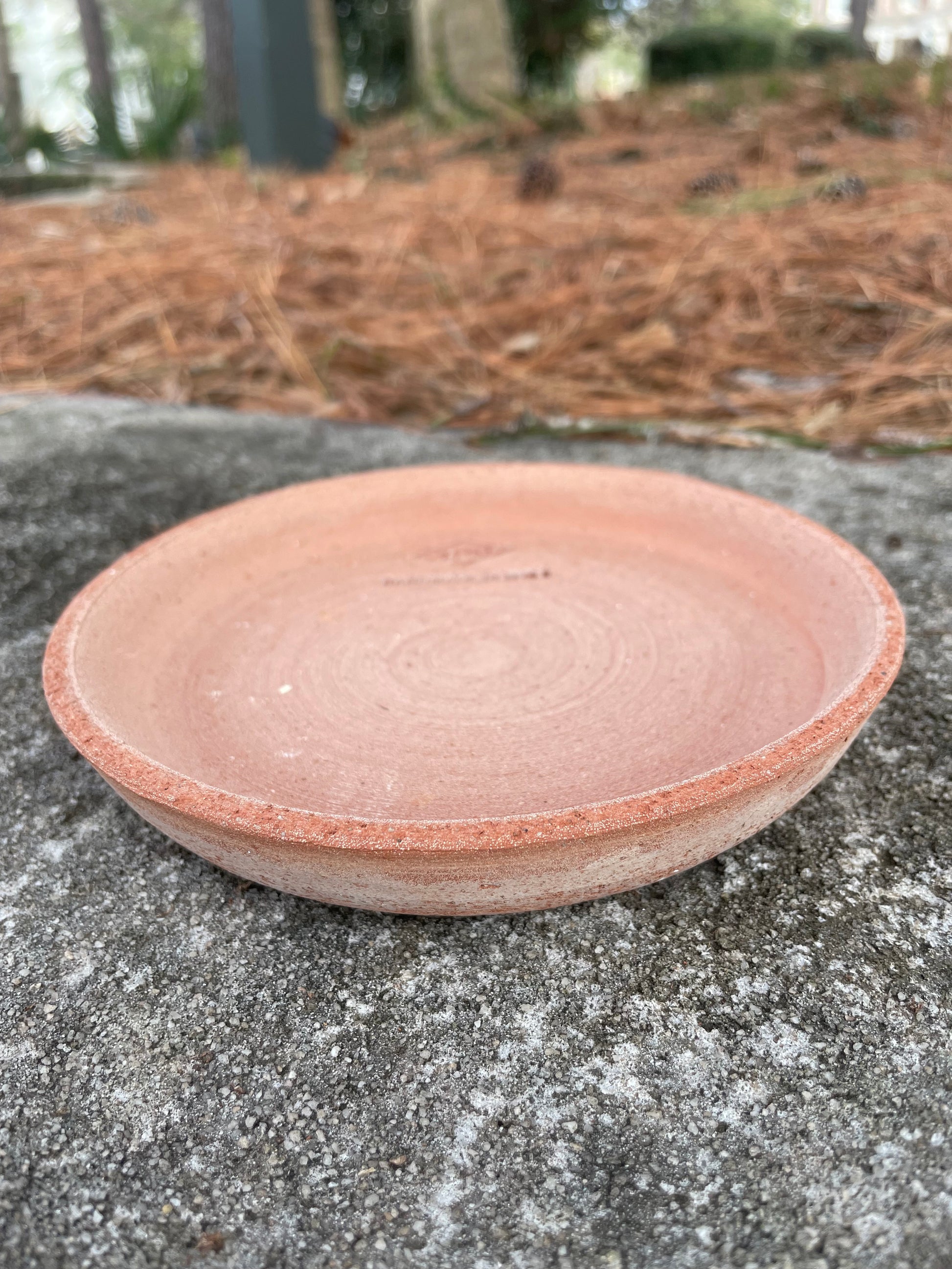 ready to ship, italian terra cotta saucer